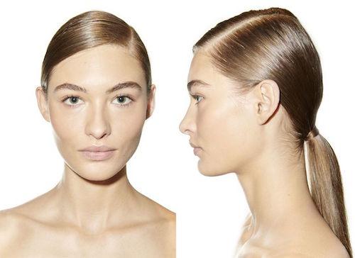 Welcome to the era of the low ponytail Photo credit: Elle Magazine