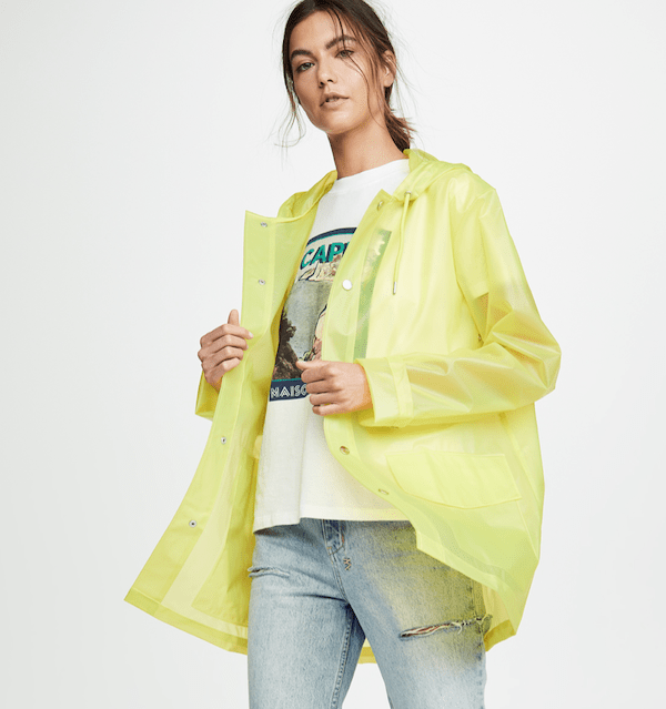 Rains Ltd Short Hooded Coat Photo credit: SHOPBOP