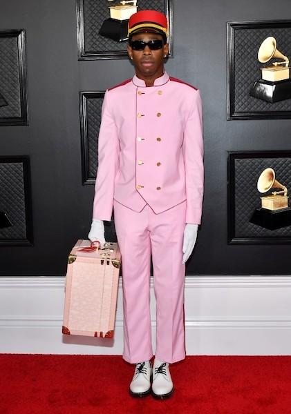 Tyler the Creator at 62nd grammy awards red carpet