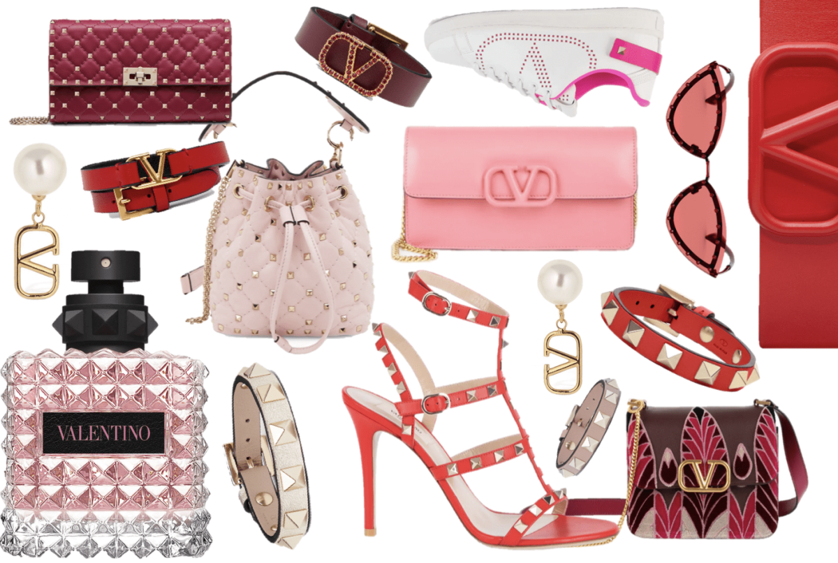 Products from Valentino, layout by author. Photo credit: Carolyn Hammond