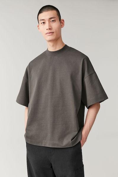 SHOULDER DROP T-SHIRT in Dark Grey by COS ($45)