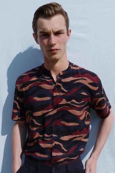 ABSTRACT PRINT SHIRT from Zara ($39.90)