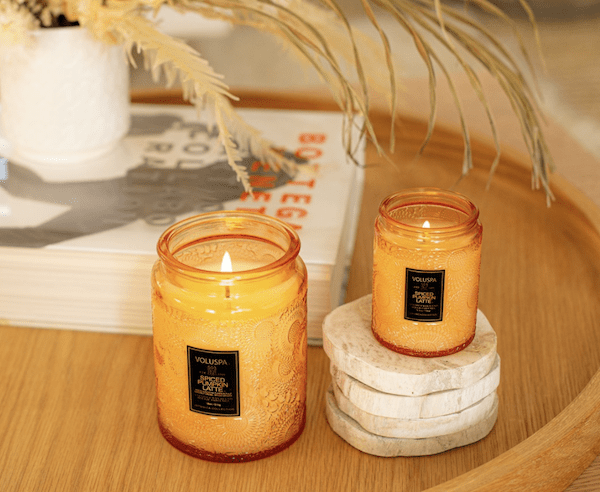 Spiced pumpkin latte Voluspa candle
