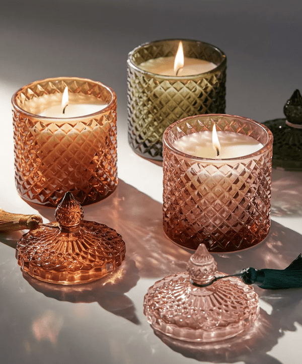 Decorative candles from Urban Outfitters