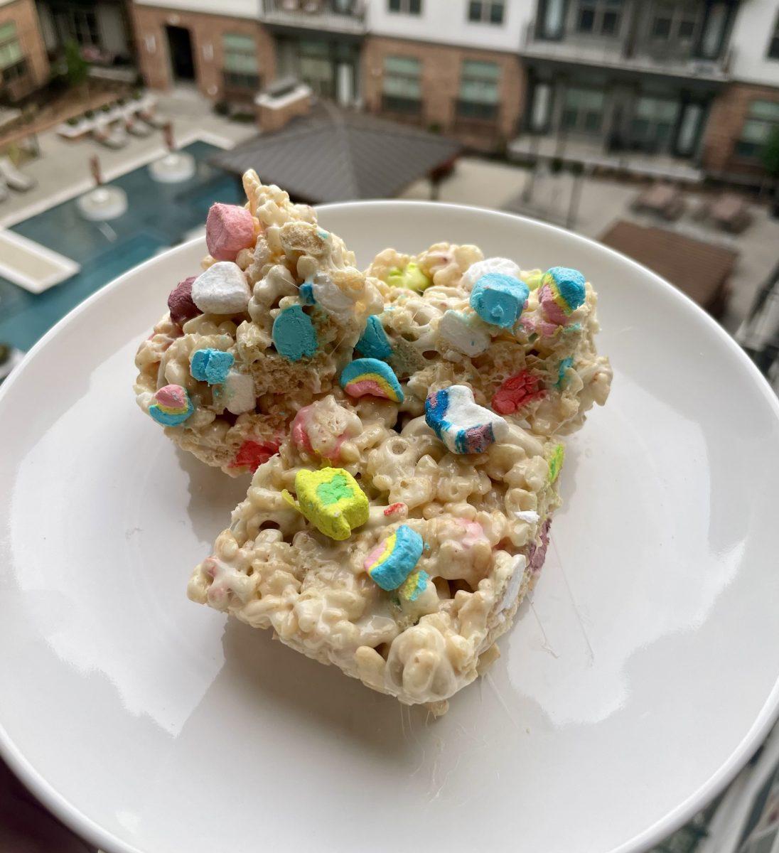Lucky Charm Rice Krispie Treats