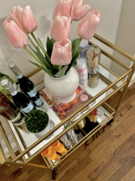 A Perfect Apartment Accessory: The Bar Cart